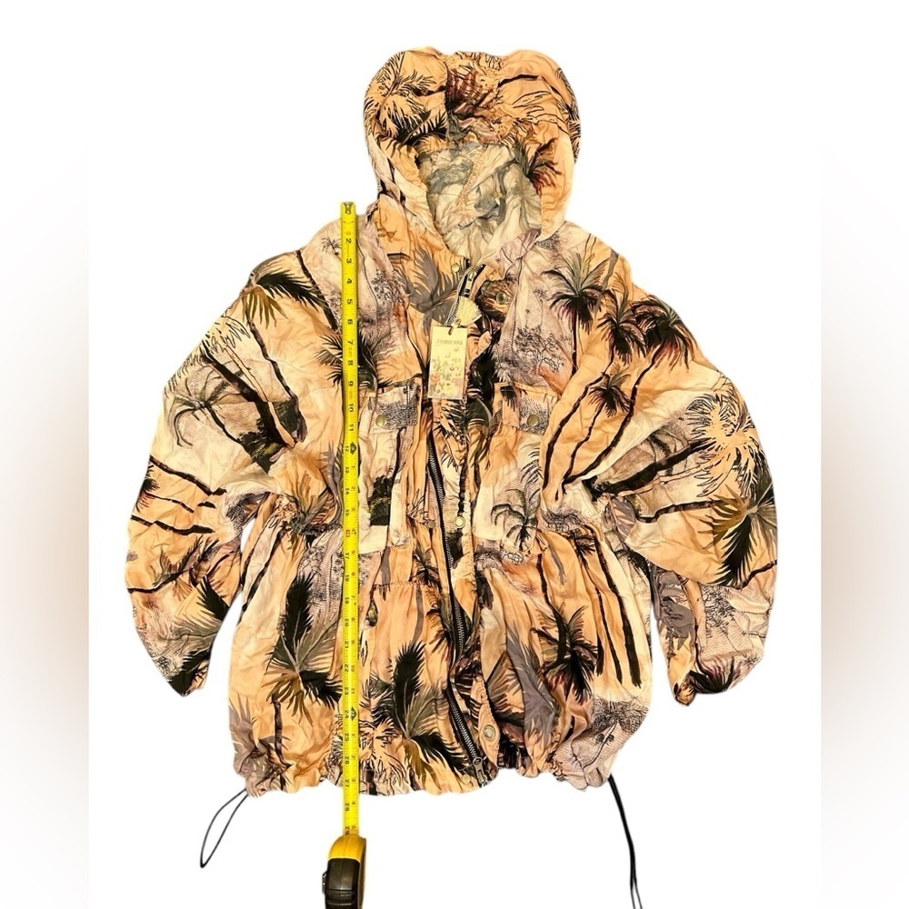 Johnny Was cotton women hoodie Jacket. NWT , size Large